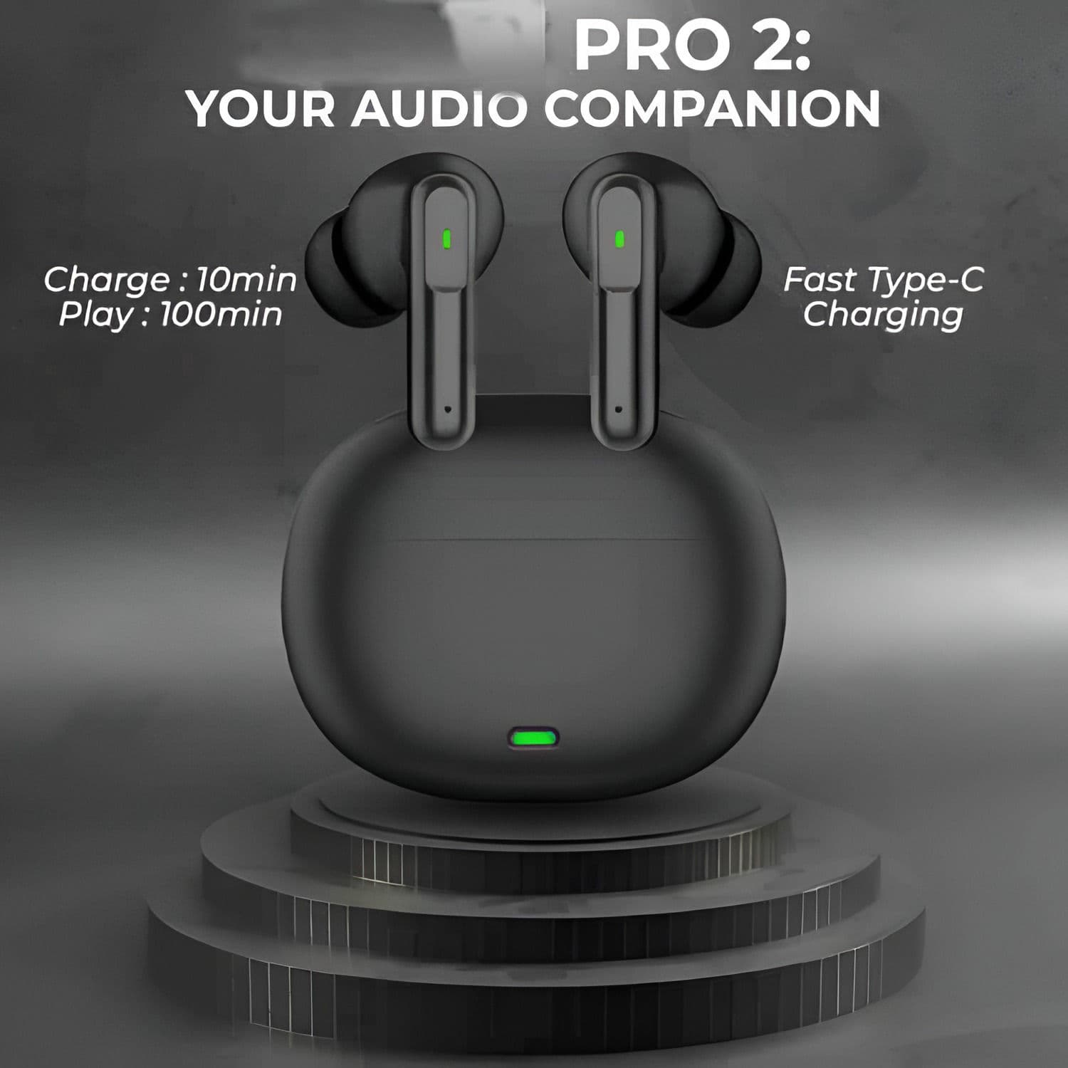 Atom 151 Bluetooth True Wireless (TWS) in Ear 30 Hours Playback|Low Latency|Voice Assistant|Powerfull bass|IPX4 (Splash & Sweat Proof) (Blue) - Image 5